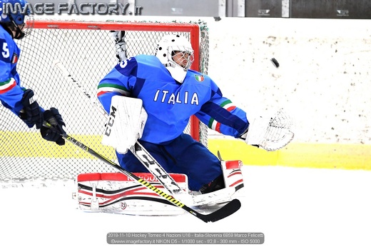 2018-11-10 Hockey Torneo 4 Nazioni U16 - Italia-Slovenia 6859 Marco Felicetti